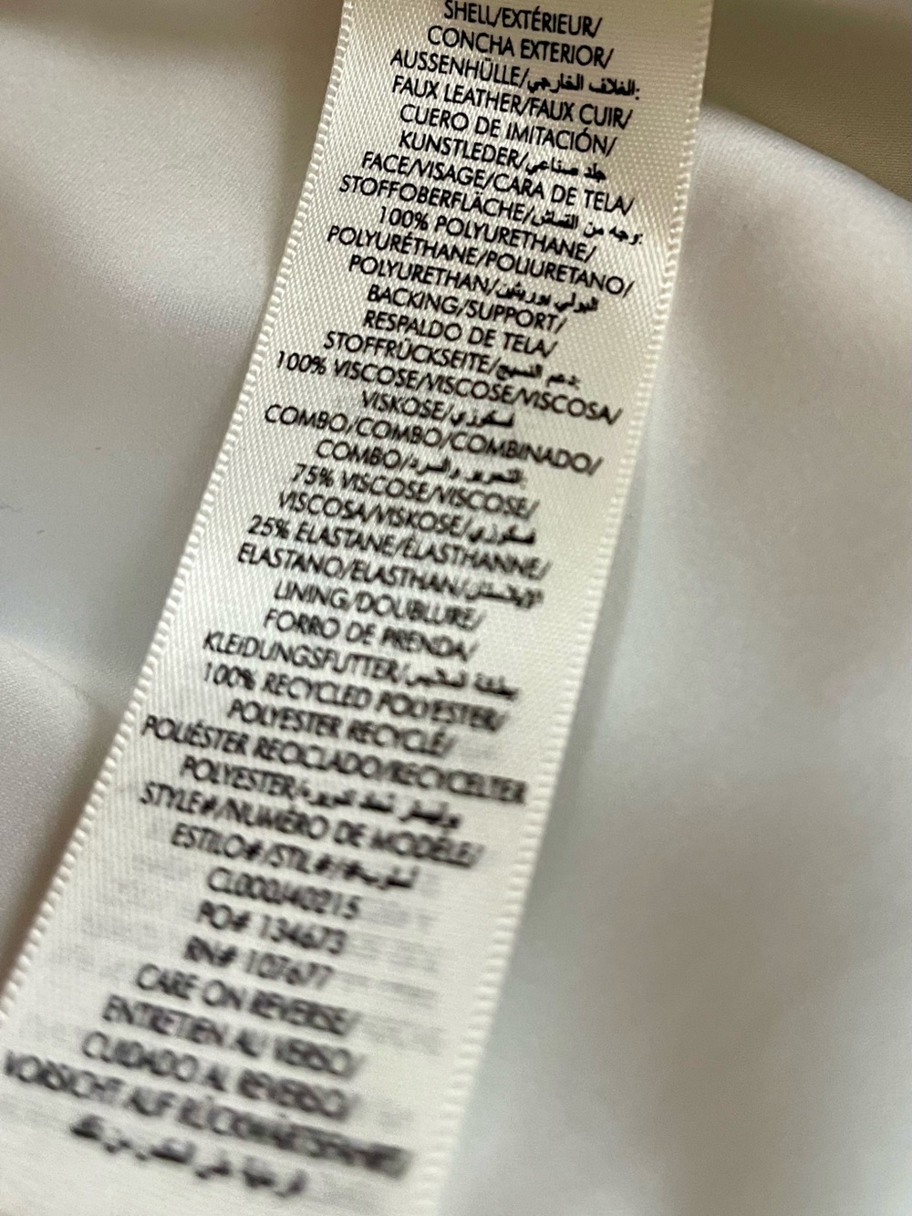 New ALICE + OLIVIA Hyde Cropped Vegan Jacket, Large (10), Off White - Picture 6 of 8